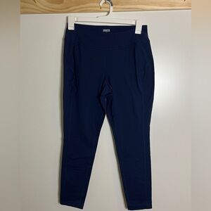 Duluth Trading Co. Navy Blue Leggings Athletic Workout Women Size Medium